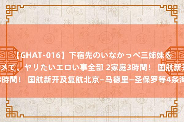 【GHAT-016】下宿先のいなかっぺ三姉妹を泥酔＆淫媚オイルでキメて、ヤリたいエロい事全部 2家庭3時間！ 国航新开及复航北京—马德里—圣保罗等4条海外航路