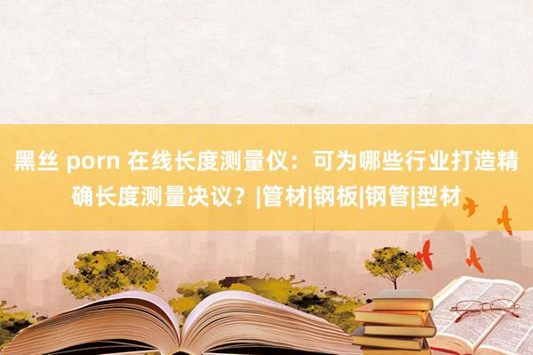 黑丝 porn 在线长度测量仪：可为哪些行业打造精确长度测量决议？|管材|钢板|钢管|型材